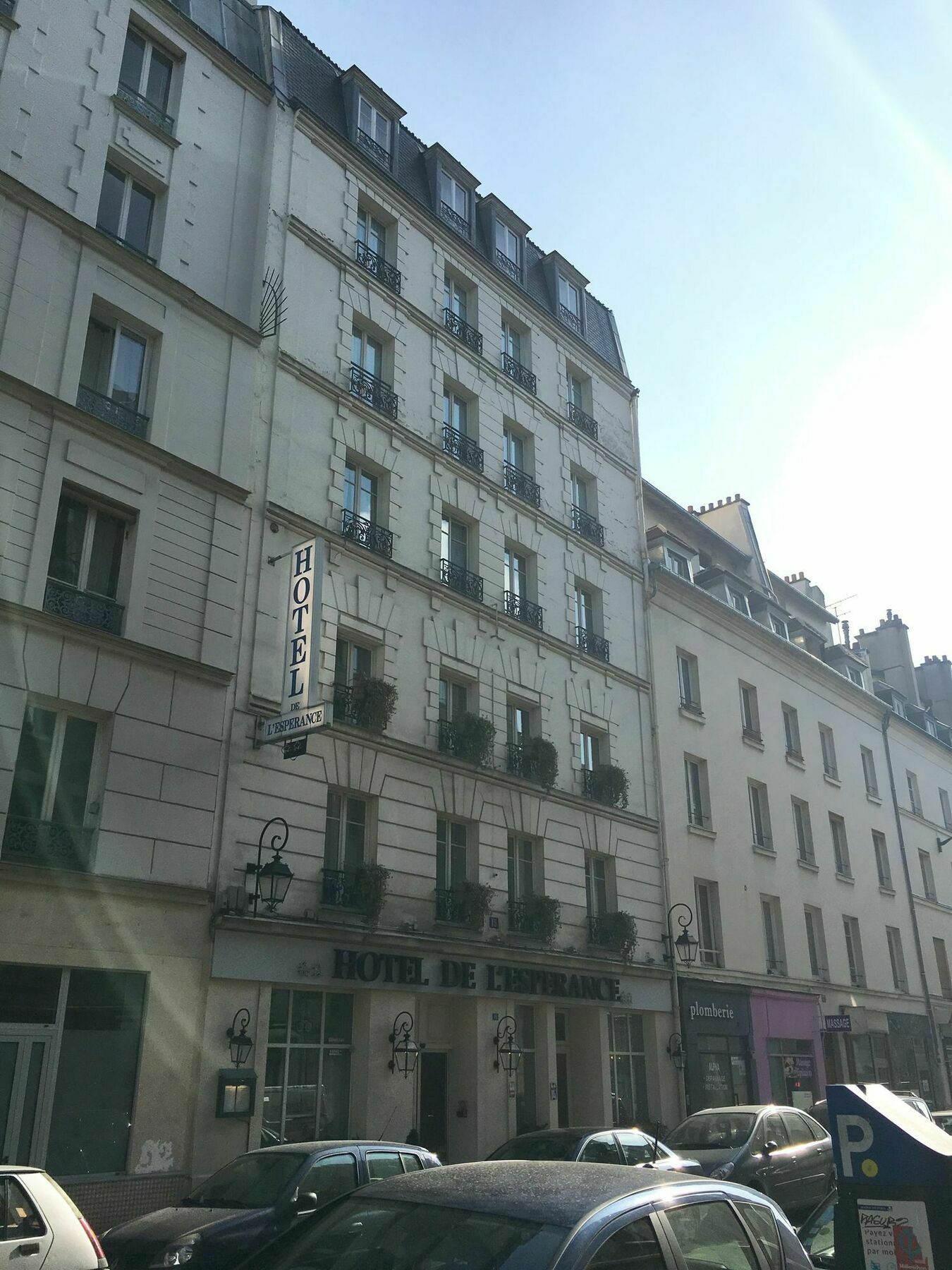 Hotel De L'Esperance Paris Exterior foto